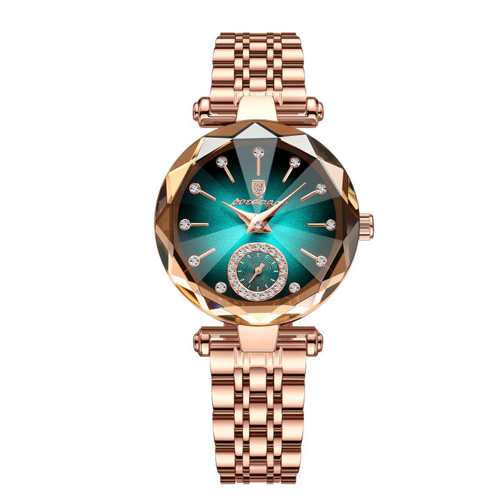 Dazzling Multi-Surface Sun Pattern Gradient Dial Quartz Watches