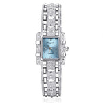 Delicate Rectangular Dial with Stainless Steel Band Quartz Watches
