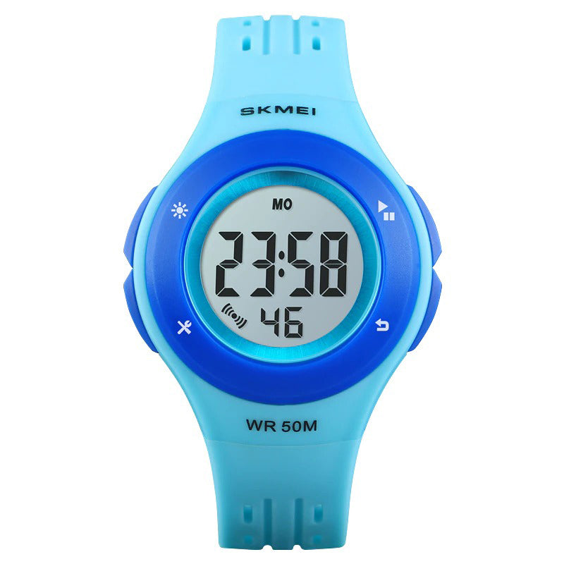 Multi-color Digital LED Display Chronograph Watches for Kids