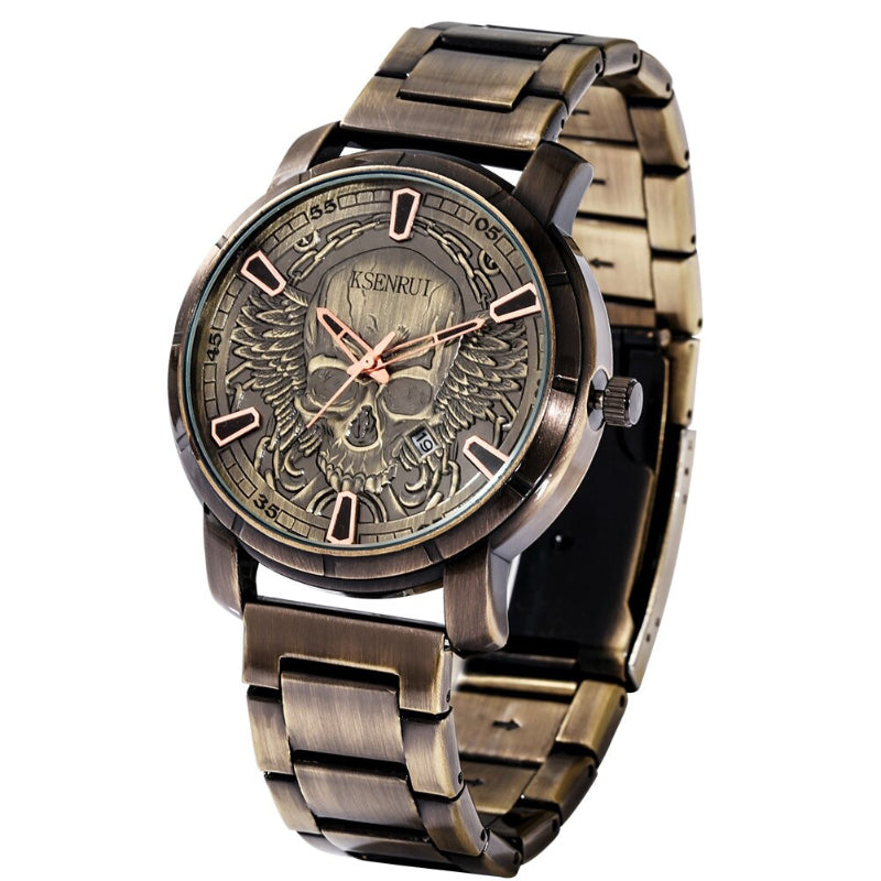 Cool Steampunk Retro Skeleton Skull Trend Quartz Watches