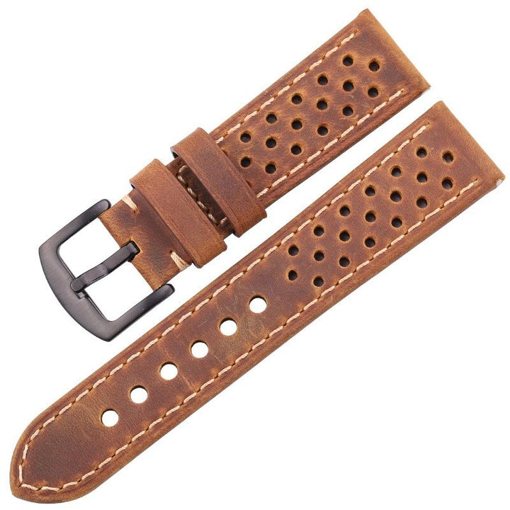 Hollow Out Retro Genuine Leather Replacement Watchbands