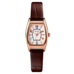 Fancy Colorful Numbered Dial Quartz Wristwatches for Women