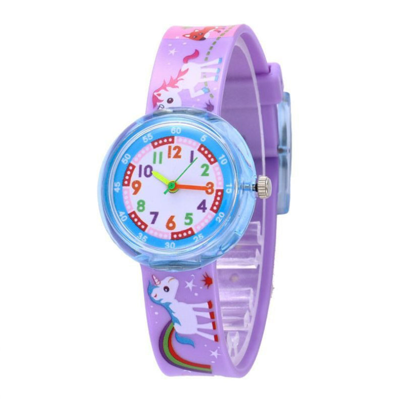 Colorful Cartoon Pattern Collection Quartz Watches for Kids