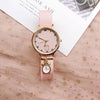 Little Girl's Adorable Pink Quartz Watch with Charms Collection