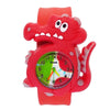 Fun and Colorful Multi-style Cartoon Dinosaur Quartz Watches for Kids