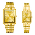 Light and Breezy Luminous Couple's Quartz Watches for Him and Her
