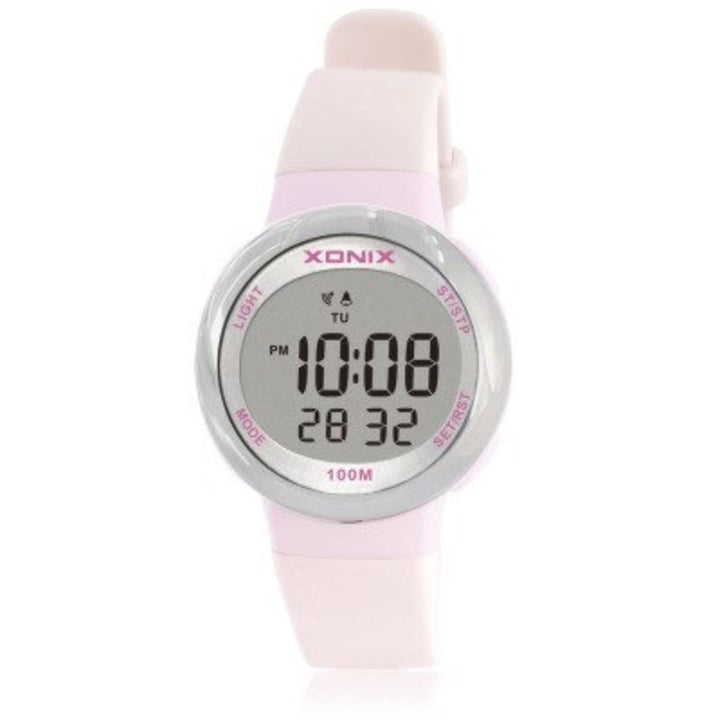 Bright-colored Digital Sports Watches with Durable Rubber Strap