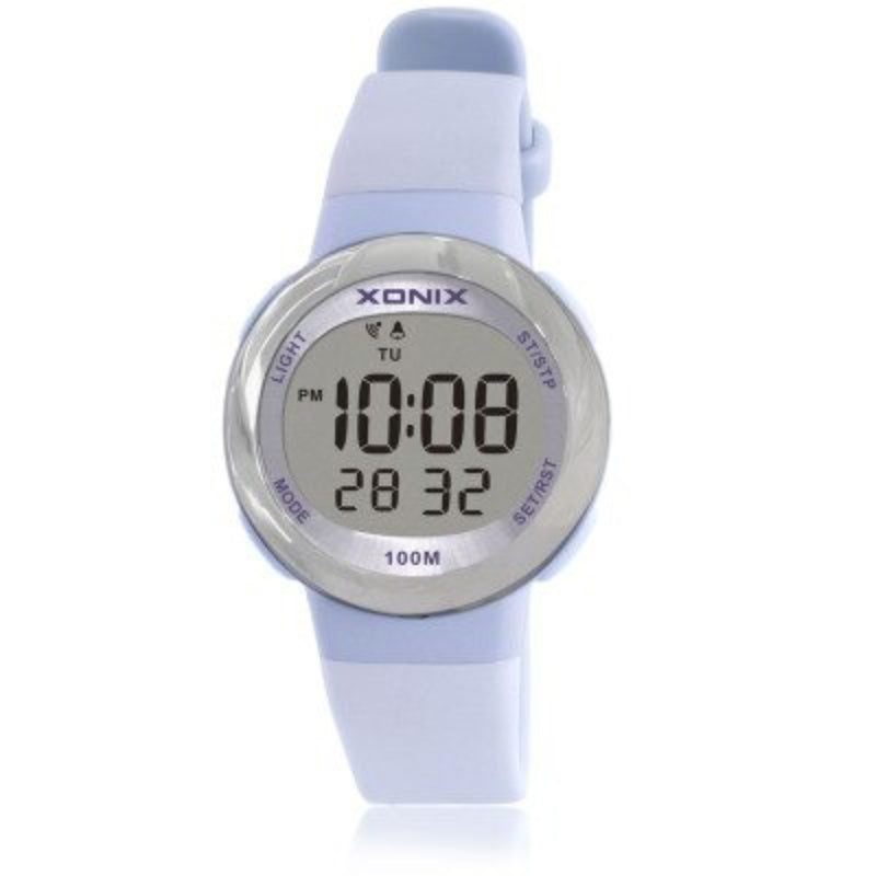 Bright-colored Digital Sports Watches with Durable Rubber Strap