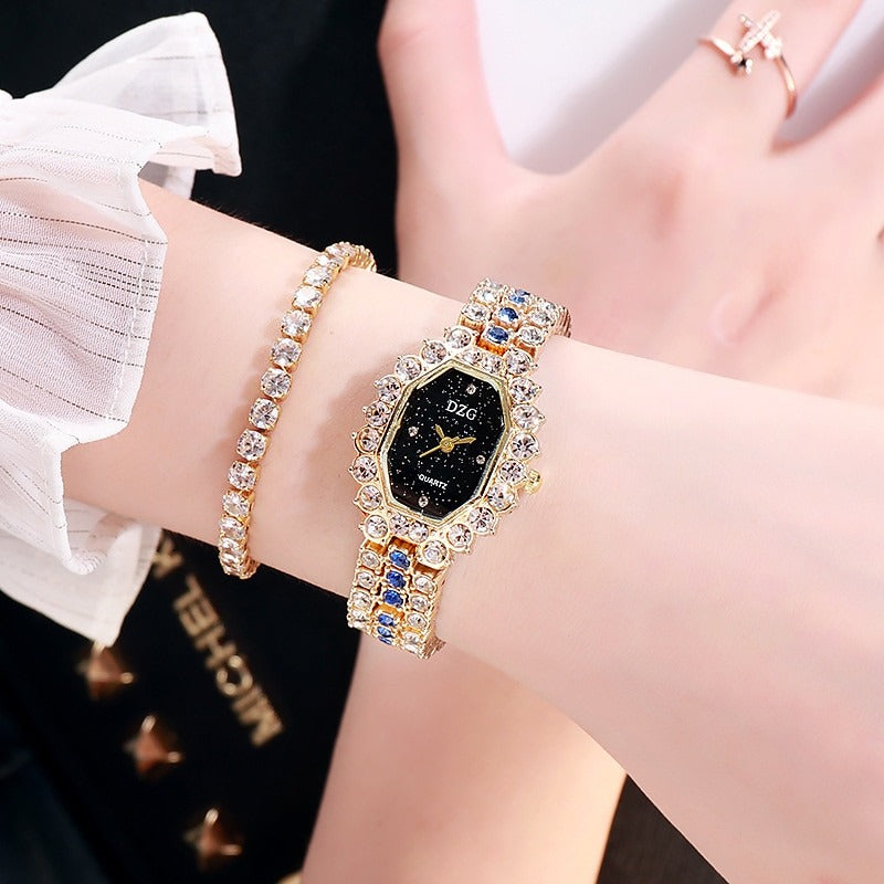 Women's Luxurious Rhinestone Embellished Quartz Watches