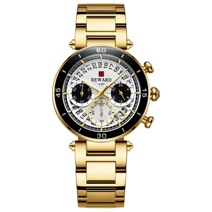 Sophisticated Travel and Leisure Waterproof Chronograph Quartz Watches