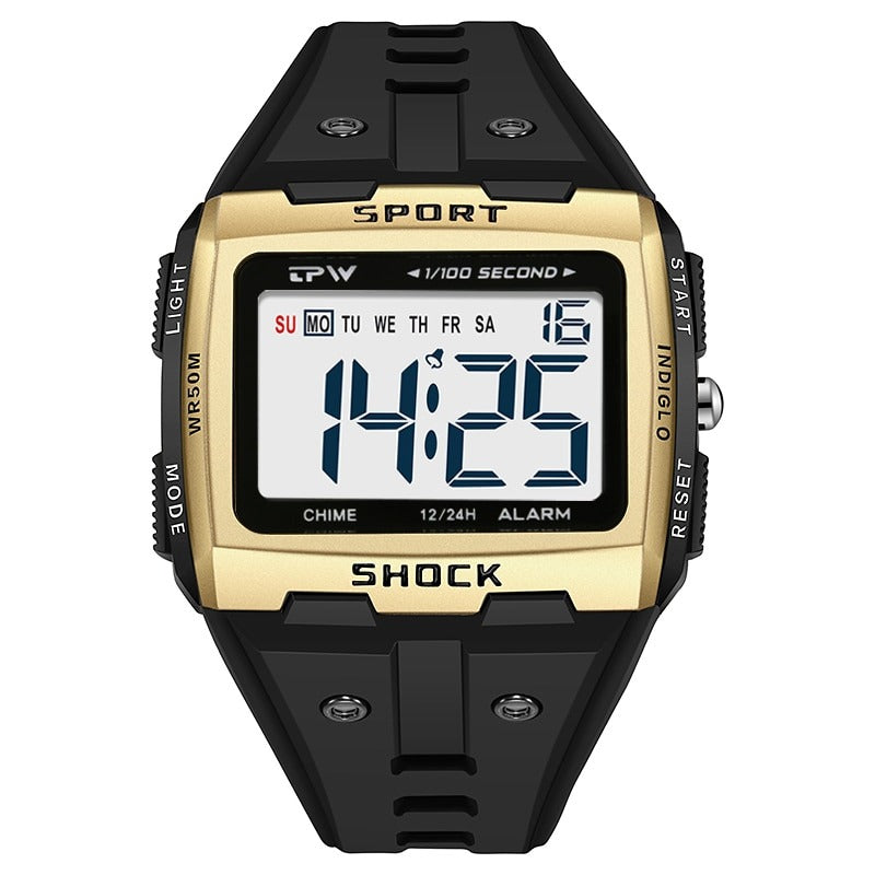 HD Large Screen Dial Sporty Outdoor Trend Digital Watches