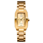 Ultra-thin Women's Rhinestone Accented Luxury Quartz Watches
