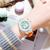 Cartoon Designs Luminous Flashing Lights Silicone Strap Kid's Watches