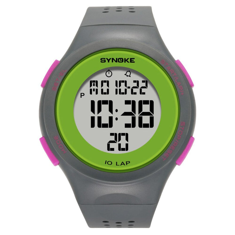 Sleek Fashion Ultra-Thin Digital LED Light Display Waterproof Sports Watches