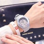 Fashion Pastel-Colored Silicone Band Sports Quartz Watches