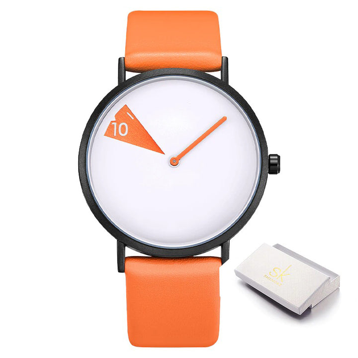 Creative Searchlight with Waterproof Vegan Leather Strap Quartz Watches