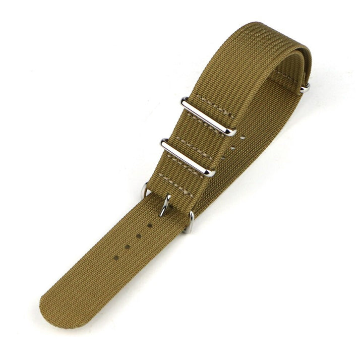 Rugged Nylon Military Watchbands with Stainless Steel Buckle