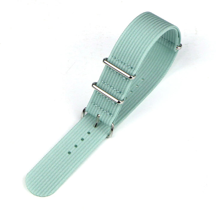 Rugged Nylon Military Watchbands with Stainless Steel Buckle