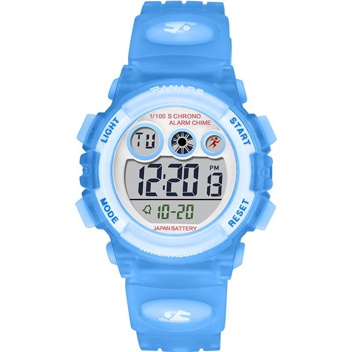 Colorful Children's Waterproof Flash Digital LED Display Chronograph Watches