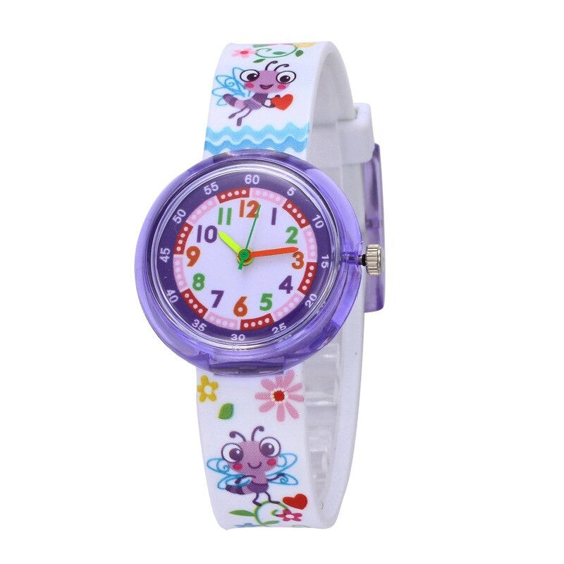 Colorful Cartoon Pattern Collection Quartz Watches for Kids