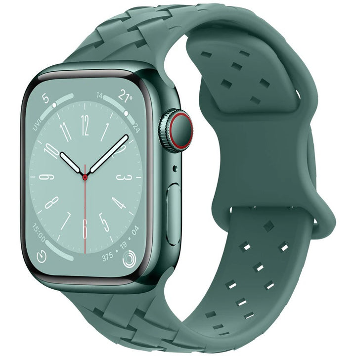 Woven Silicone Loop Lock Apple Watch Replacement Straps