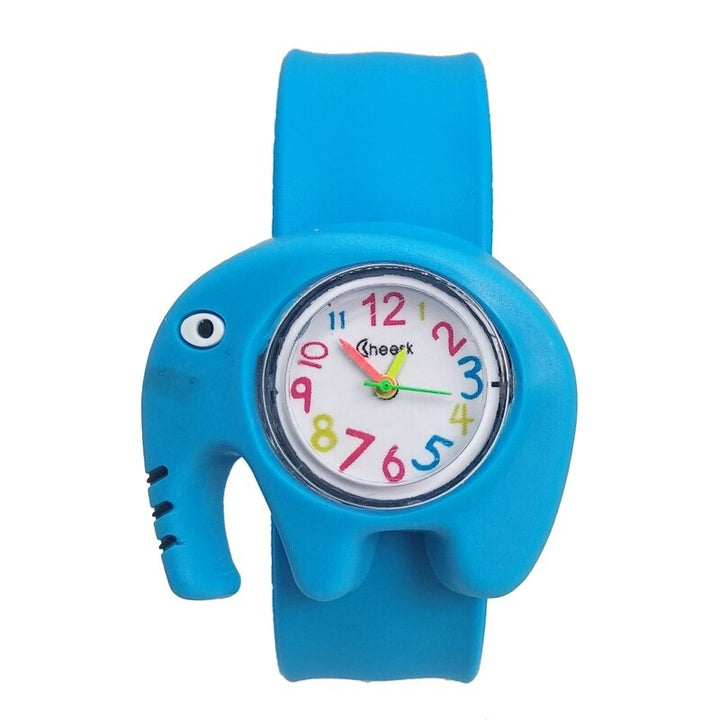 Fun and Colorful Multi-style Cartoon Dinosaur Quartz Watches for Kids