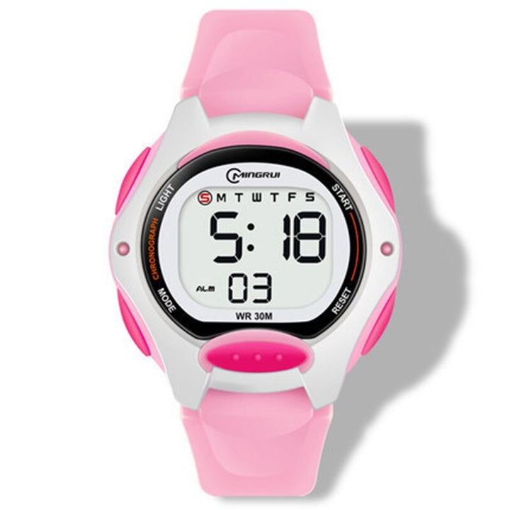 Luminous Kid's Digital Watch with Soft Rubber Strap