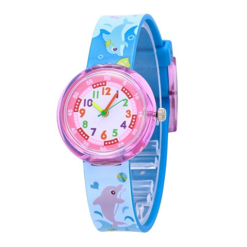 Colorful Cartoon Pattern Collection Quartz Watches for Kids