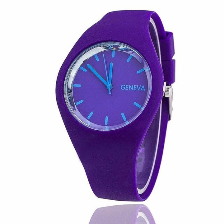 Multi-color Soft and Lightweight Silicone Strap Quartz Watches