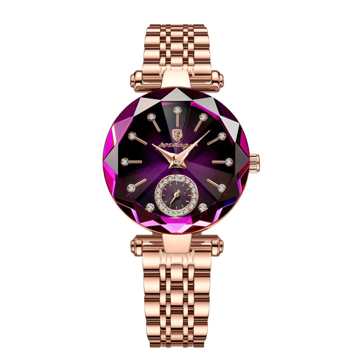 Dazzling Multi-Surface Sun Pattern Gradient Dial Quartz Watches
