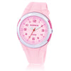 Cool and Sporty Multicolor Rubber Strap Quartz Watches