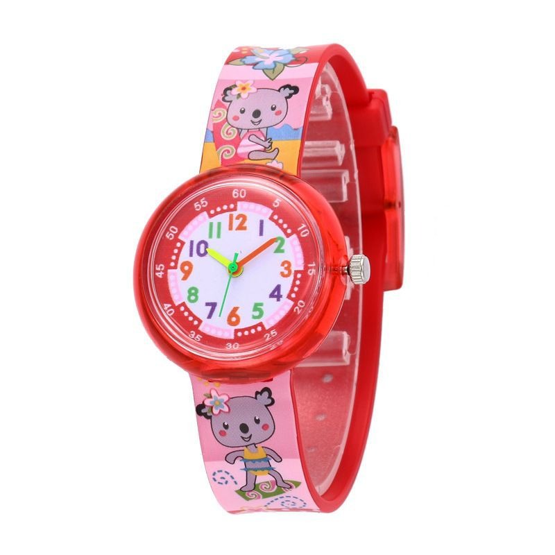 Colorful Cartoon Pattern Collection Quartz Watches for Kids