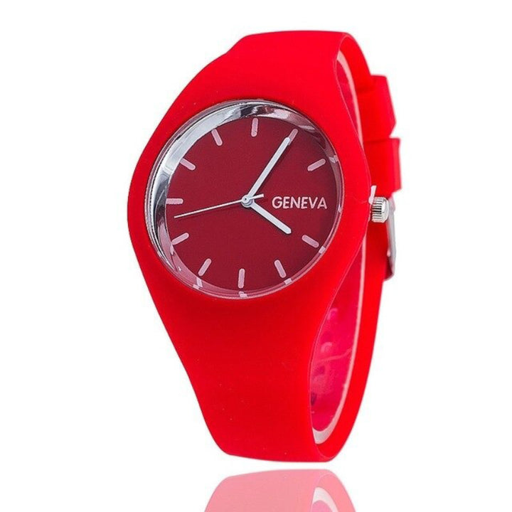 Multi-color Soft and Lightweight Silicone Strap Quartz Watches