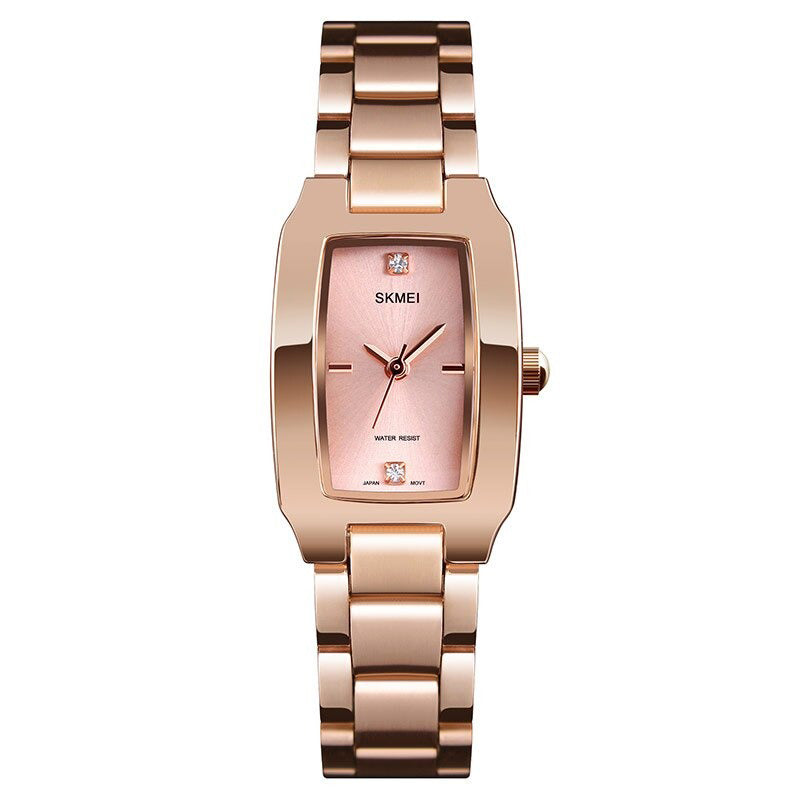 Ultra-thin Women's Rhinestone Accented Luxury Quartz Watches