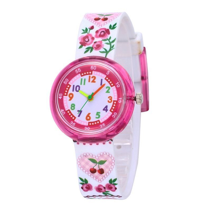 Colorful Cartoon Pattern Collection Quartz Watches for Kids