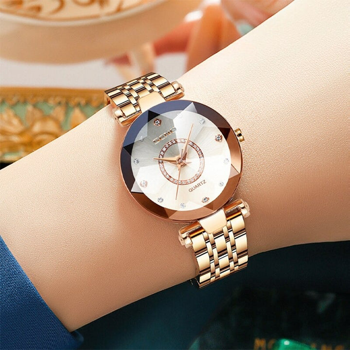 Bright Multi-Surface Sun Pattern Gradient Dial Quartz Watches