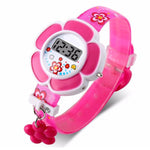 Lovely Flower-shaped Digital Watches for Kids