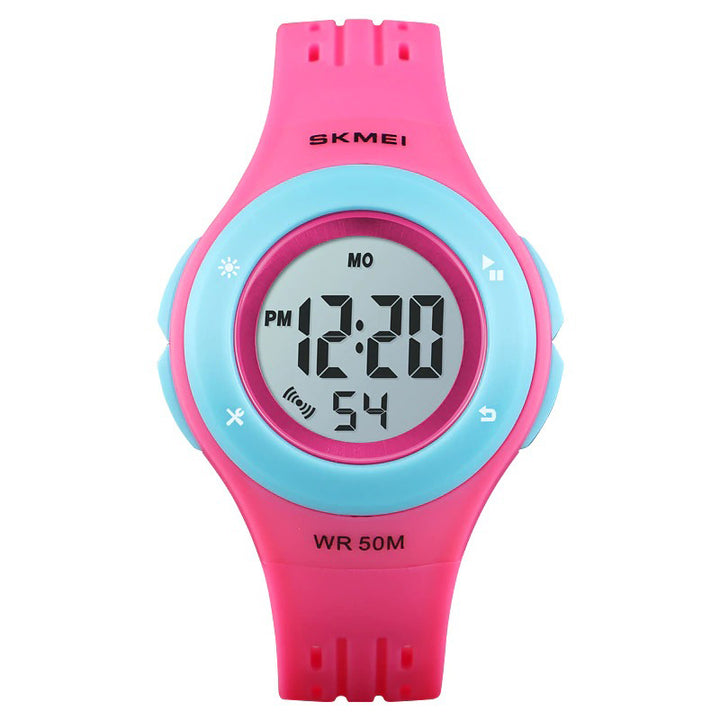Multi-color Digital LED Display Chronograph Watches for Kids
