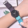 Multicolor Printed Canvas Band Sports Quartz Watches