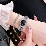 Women's Luxurious Rhinestone Embellished Quartz Watches