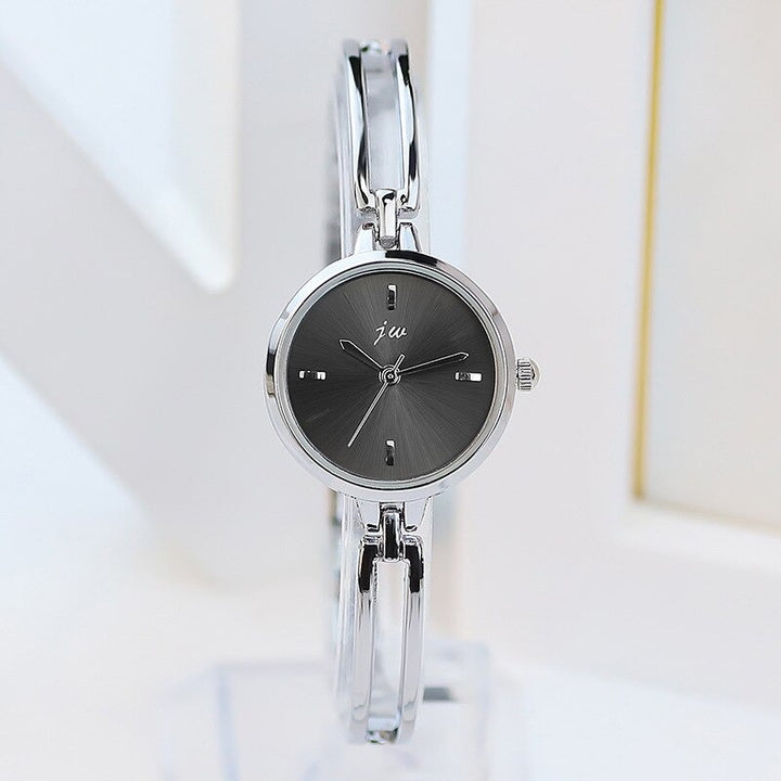 Women's Minimalist Small Round-Shaped Dial Quartz Watch Bracelet