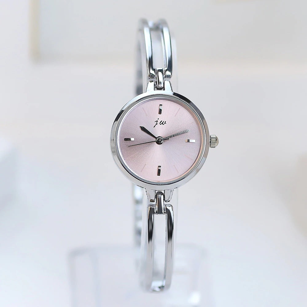 Minimalist Small Round-Shaped Dial Quartz Watches