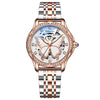 Rhinestone Embellished Hollow Butterfly Dial Automatic Watches