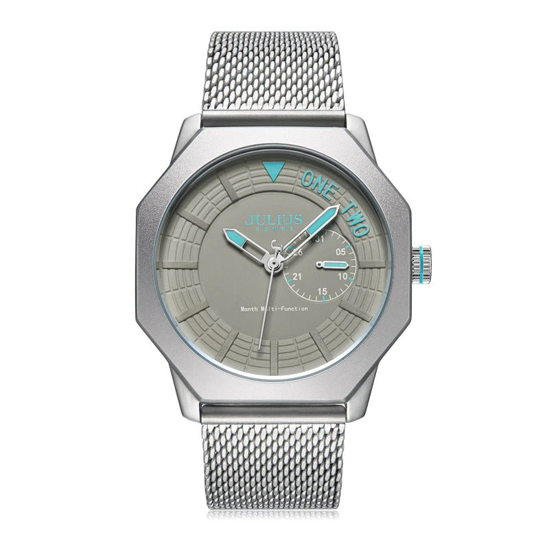 Snug Fit Geometric Figure Dial Leisure Quartz Watches