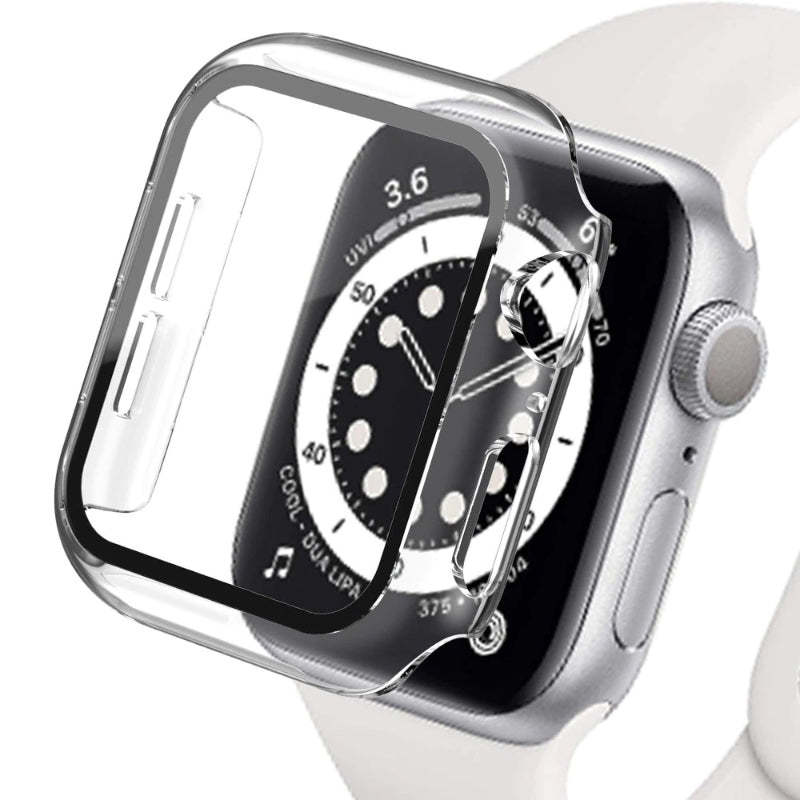 Screen Protector Tempered Glass Cover For Apple Watch Cases