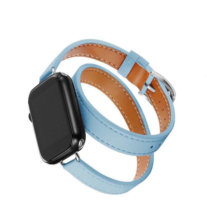 Multi-layer Leather Strap Replacements for Apple Watches
