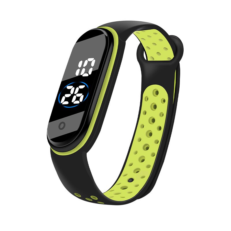 LED Display Sports Wristband Watch for Kids