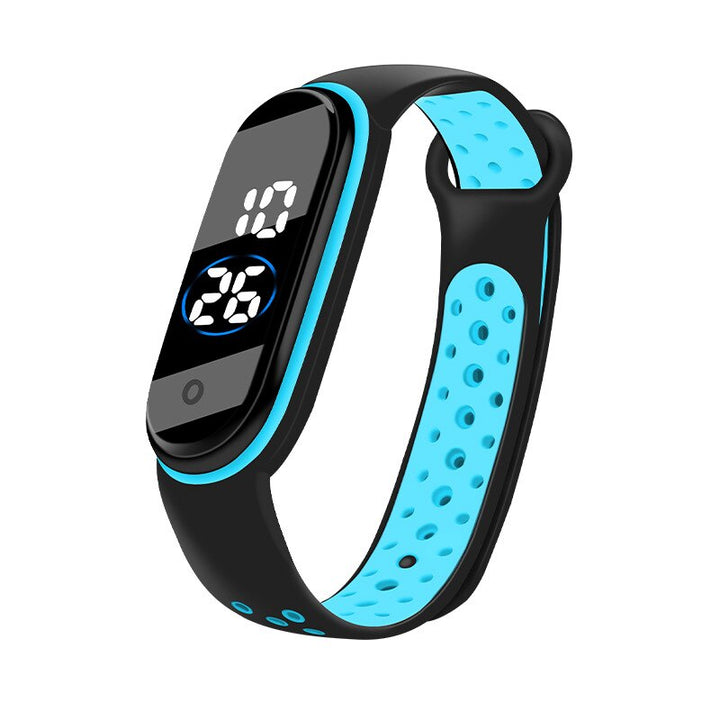 LED Display Sports Wristband Watch for Kids