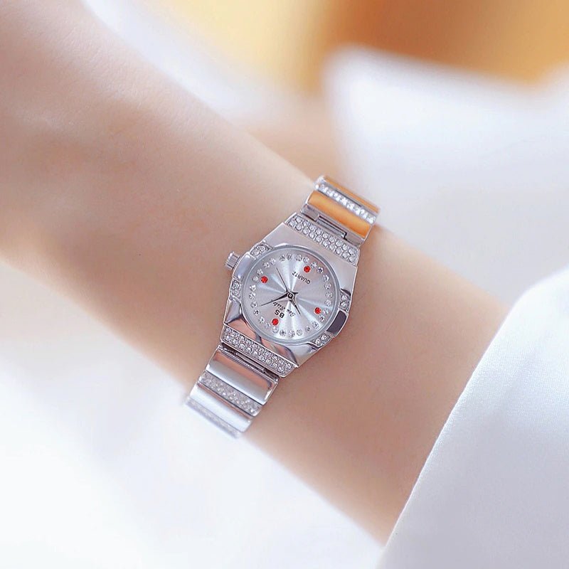 Modern Chic Rhinestone Embellished Dial Quartz Watches