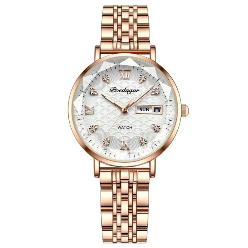 Luminous Rhinestone Roman Numerals Dial Quartz Watches